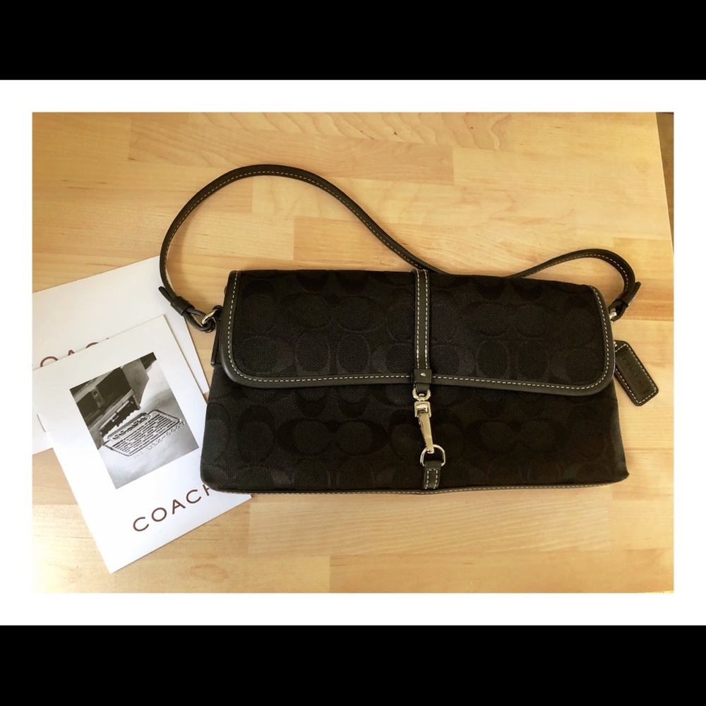 Coach Black Clutch